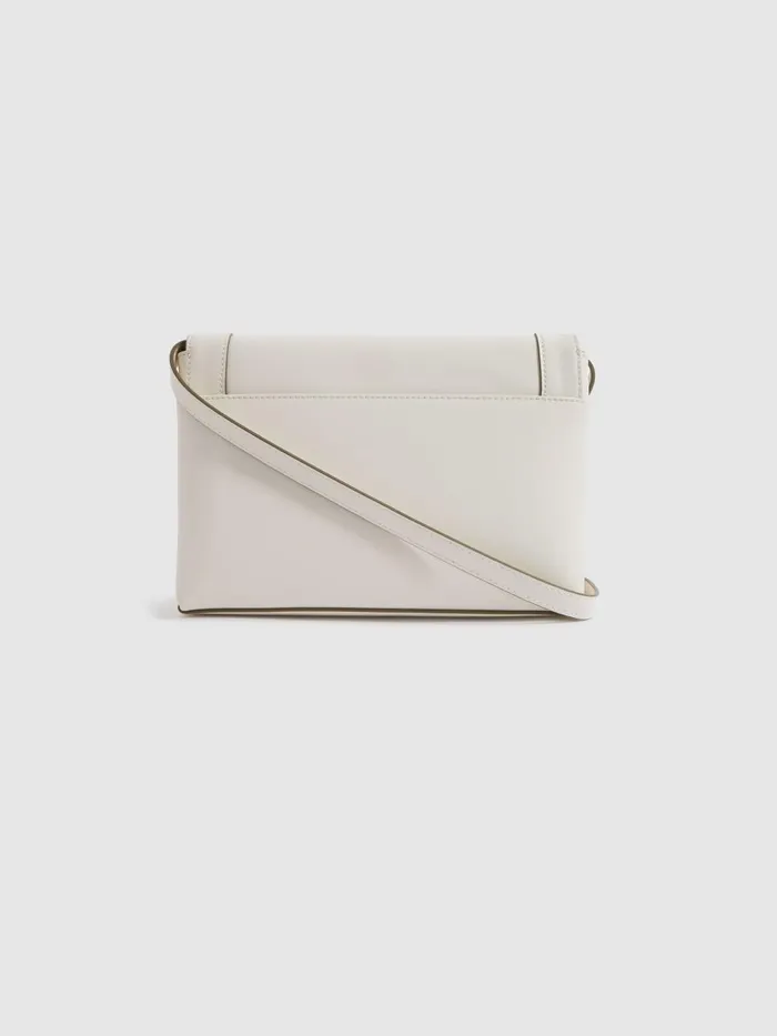 Women Reiss Bags Kora Soft Leather Crossbody Bag Off White