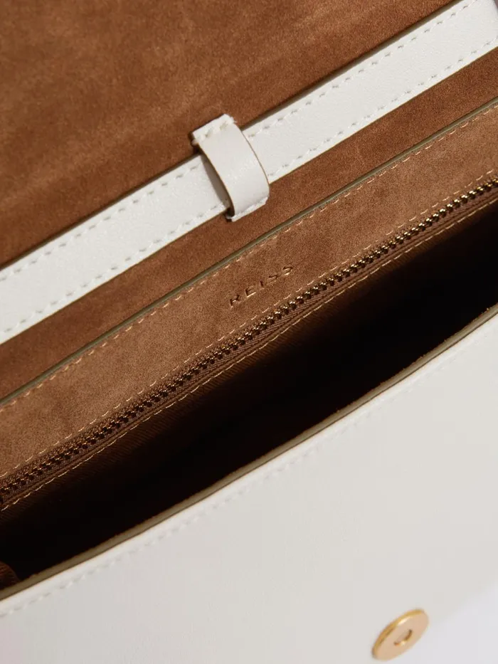 Women Reiss Bags Kora Soft Leather Crossbody Bag Off White