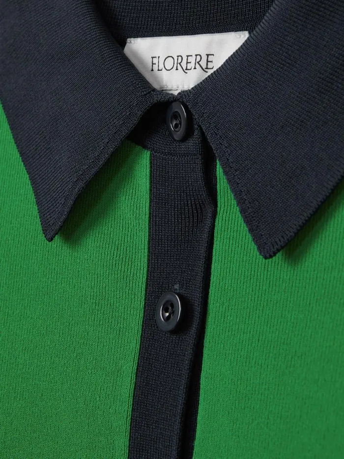 Women Reiss Brands Fitted Contrast Trim Cardigan Bright Green