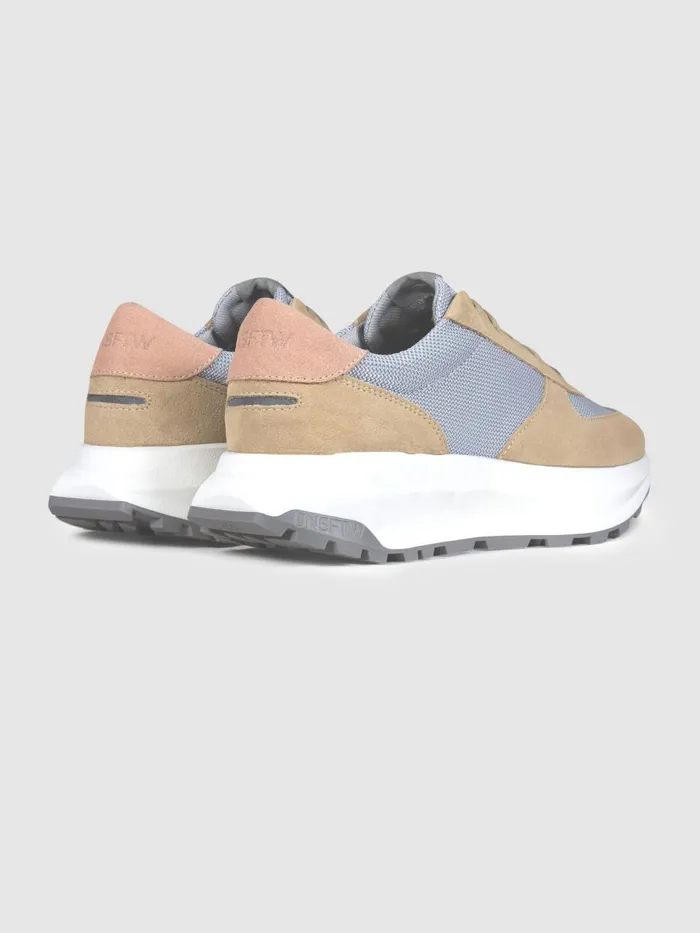 Women Reiss Sneakers Footwear Suede Mesh Trinity Trainers Pinkwhite