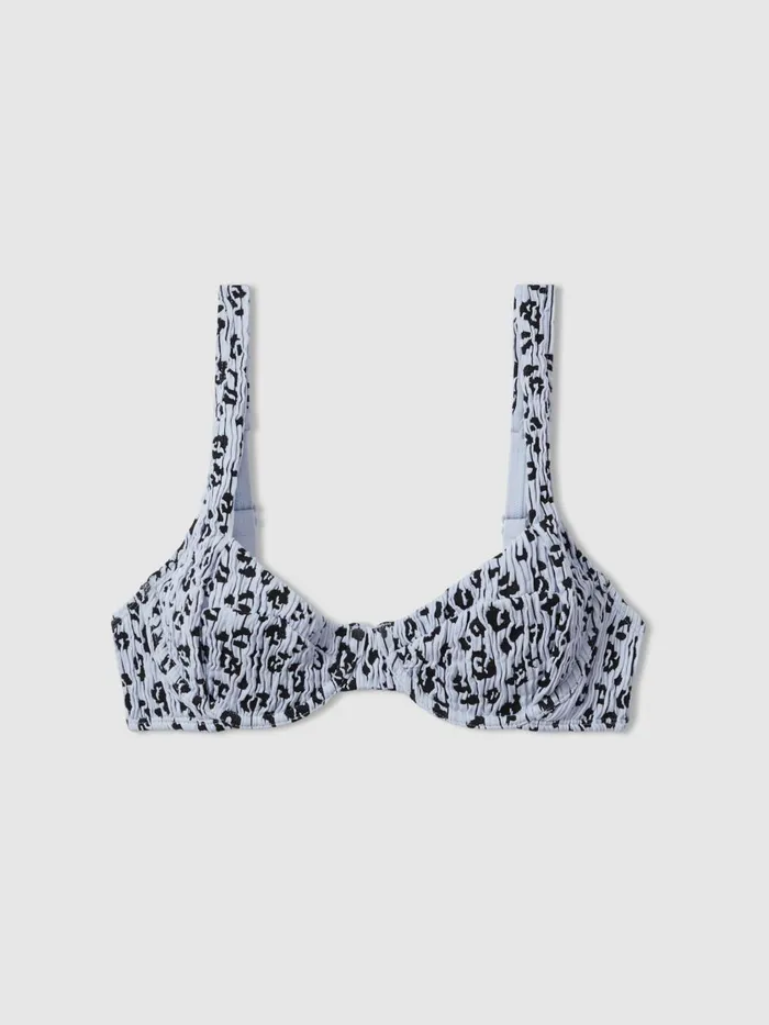 Women Reiss Swimwear American Bikini Blue Print