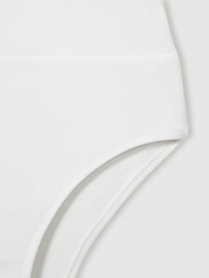 Women Reiss Swimwear Cristina High Rise Bikini Bottoms White