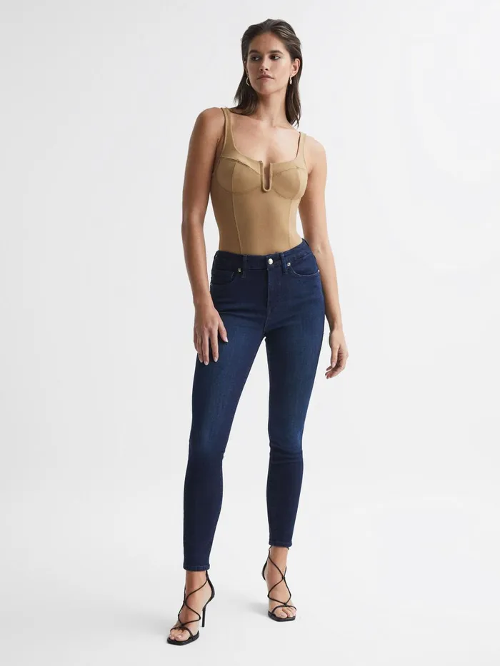 Women Reiss Tops American Good American Corset Bodies Taupe