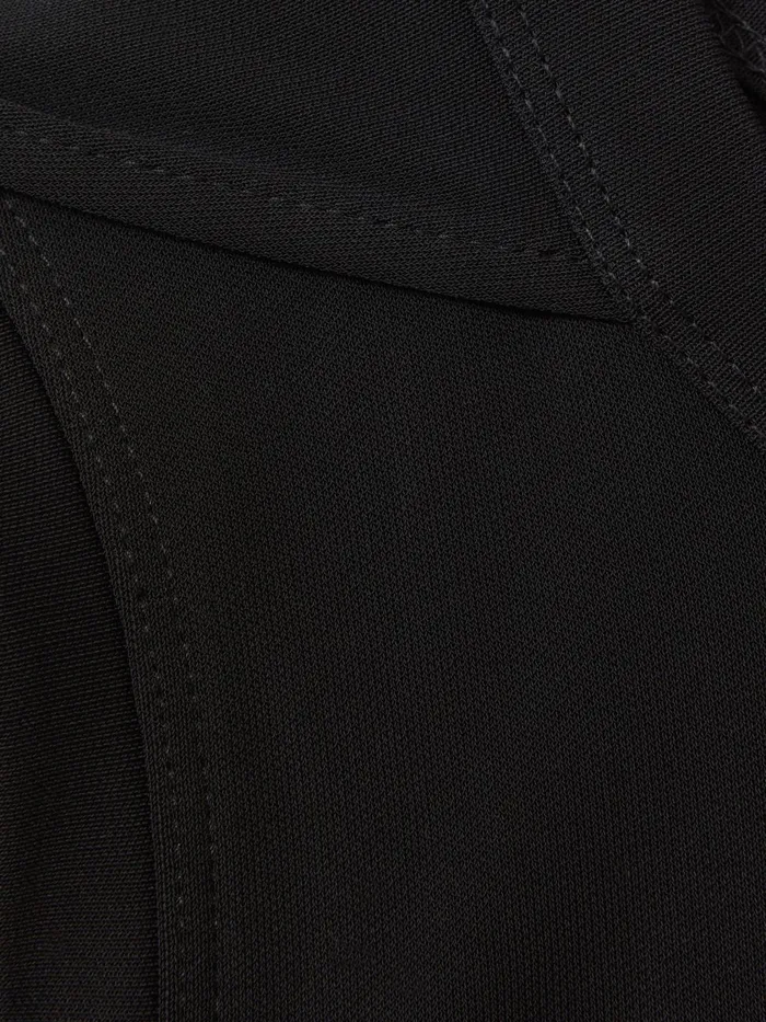 Women Reiss Tops Elva Draped Layered Top Black
