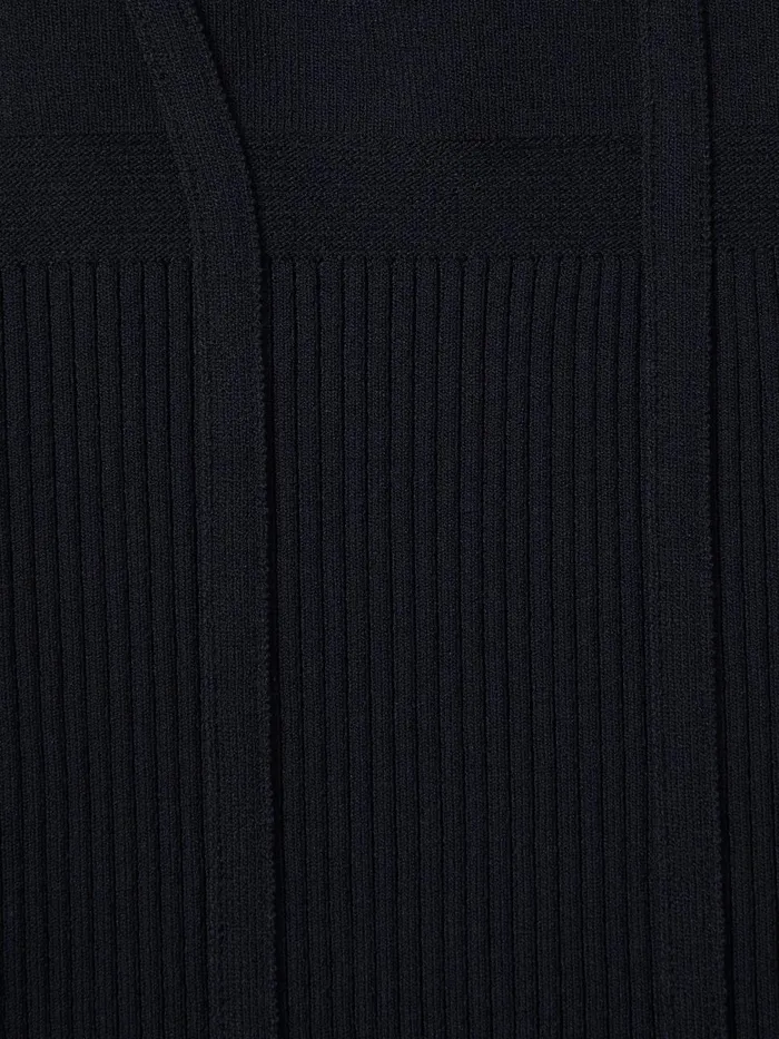 Women Reiss Vests Verity Ribbed Seam Detail Vest Navy
