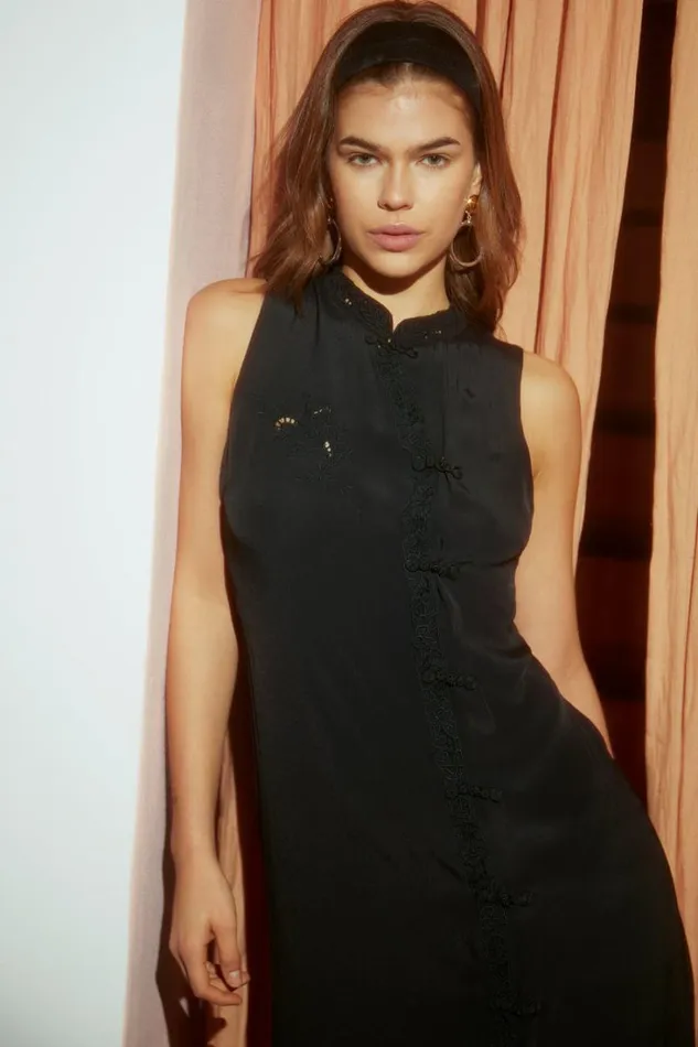 Women RIXO All Clothing Lily Midi Dress Black