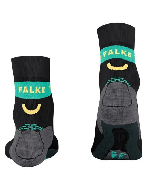 Women RU True Motion Aion Women Running Socks Black FALKE Running Socks