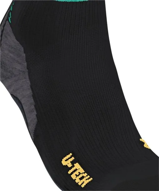 Women RU True Motion Aion Women Running Socks Black FALKE Running Socks