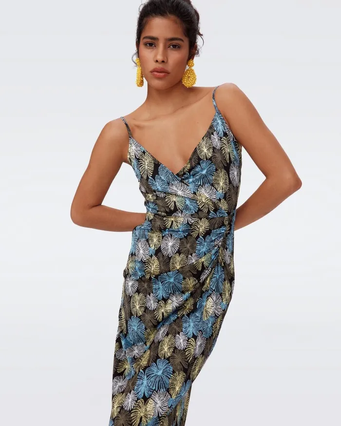 Women Saavya Dress Tiny Fireworks Black DVF Dresses