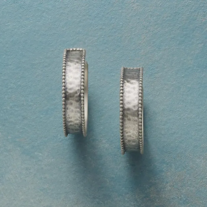 Women Seeded Border Hoop Earrings Sundance Catalog Earrings