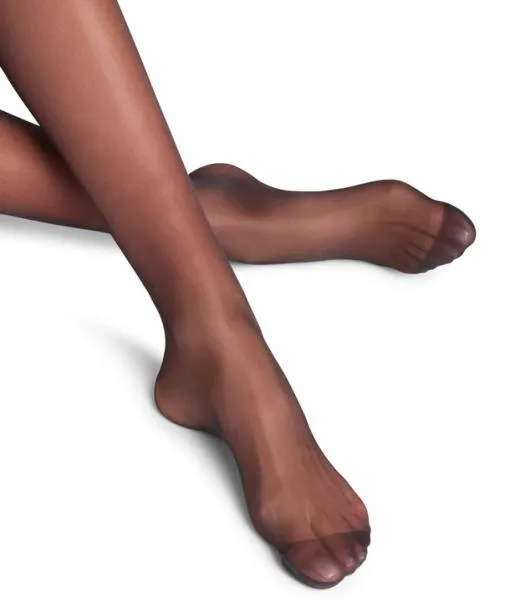 Women Seidenglatt 15 DEN Women Stockings Black FALKE Thigh Highs