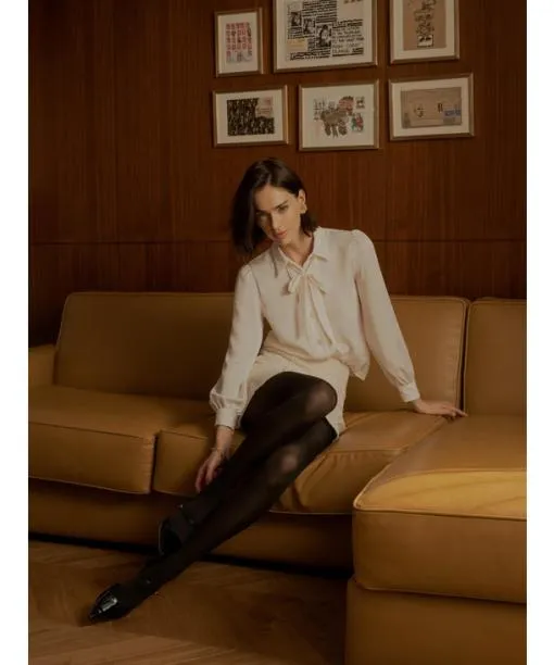Women Seidenglatt 40 DEN Women Tights Coffee FALKE Tights and Leggings
