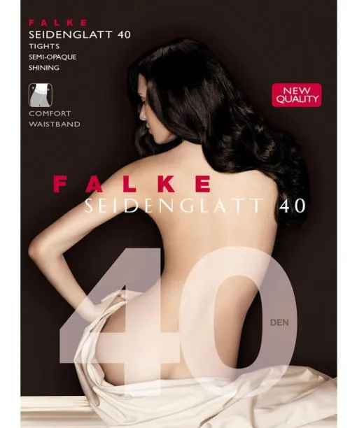 Women Seidenglatt 40 DEN Women Tights Powder FALKE Tights and Leggings Women Seidenglatt 40 DEN Women Tights Powder FALKE Tights and Leggings