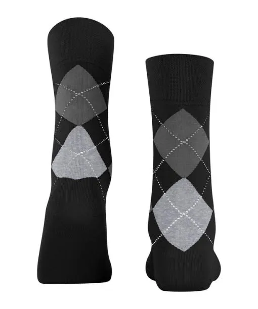 Women Sensitive Argyle Women Socks Black FALKE Socks