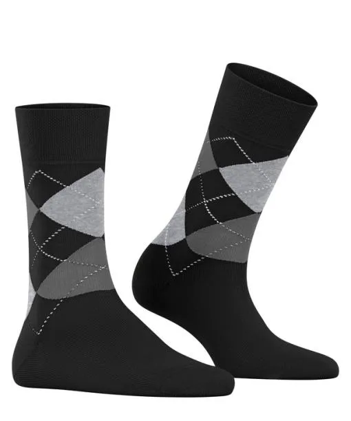 Women Sensitive Argyle Women Socks Black FALKE Socks