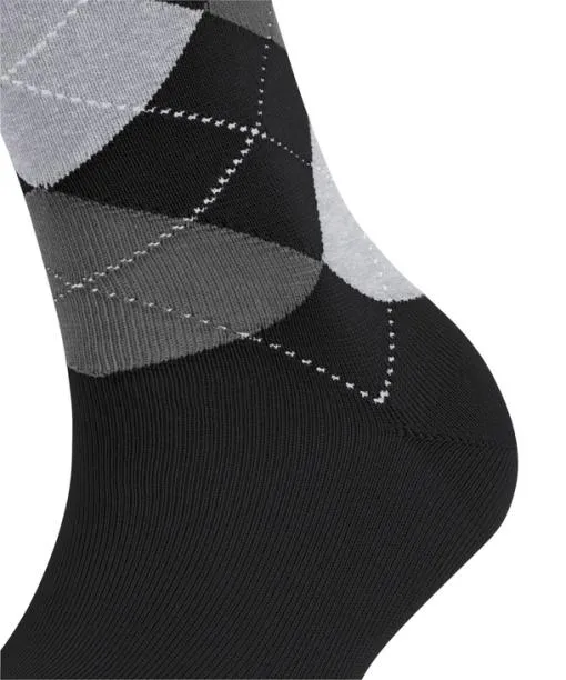 Women Sensitive Argyle Women Socks Black FALKE Socks