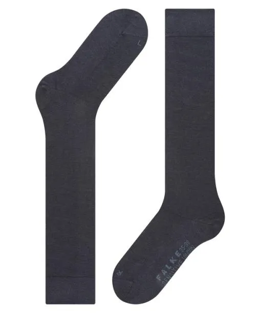Women Sensitive London Women Kneehigh Socks Dark Navy FALKE Functionals
