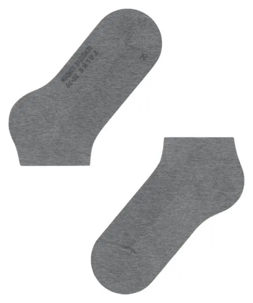 Women Sensitive London Women Sneaker Socks Light Greymel FALKE Ankle Socks