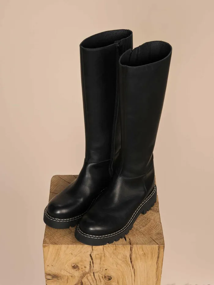 Women Shoes MOS MOSH MMPhoenix Leather Hi Boot Black