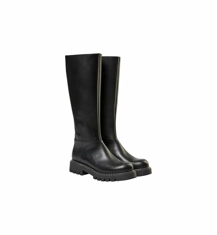 Women Shoes MOS MOSH MMPhoenix Leather Hi Boot Black