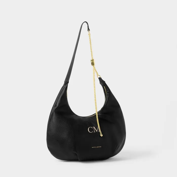Women Shoulder Bags Katie Loxton Remi Shoulder Bag In Black 8211 Half Moon Bag