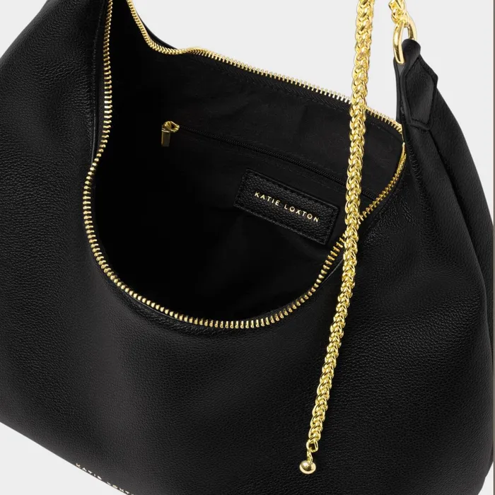 Women Shoulder Bags Katie Loxton Remi Shoulder Bag In Black 8211 Half Moon Bag