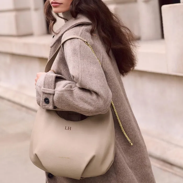Women Shoulder Bags Katie Loxton Remi Shoulder Bag In Light Taupe 8211 Half Moon Bag