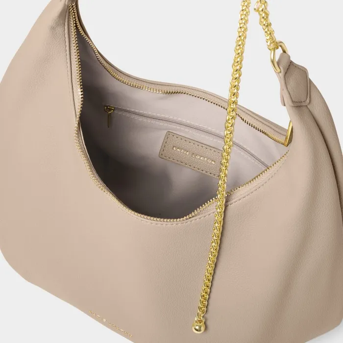 Women Shoulder Bags Katie Loxton Remi Shoulder Bag In Light Taupe 8211 Half Moon Bag