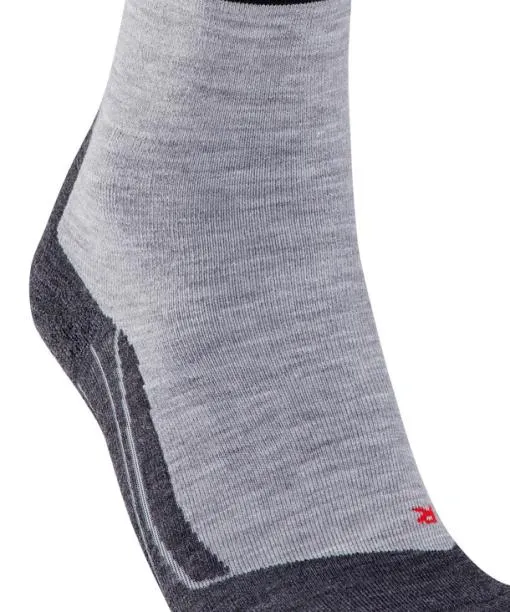Women SK4 125 Years Women Skiing Kneehigh Socks Mgrey Mel FALKE Ski Socks