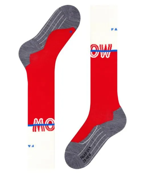 Women SK4 Advanced Women Skiing Kneehigh Socks Lipstick FALKE Ski Socks