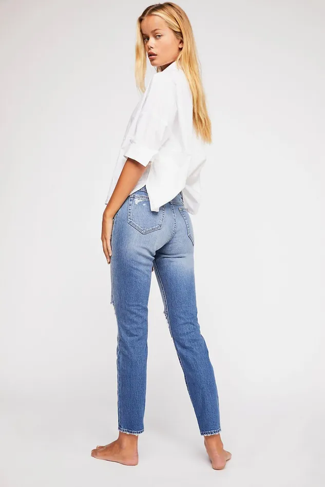 Women Skinny Jeans Free People Rolla039s Miller Skinny Destroyed Jeans Sioxie Worn