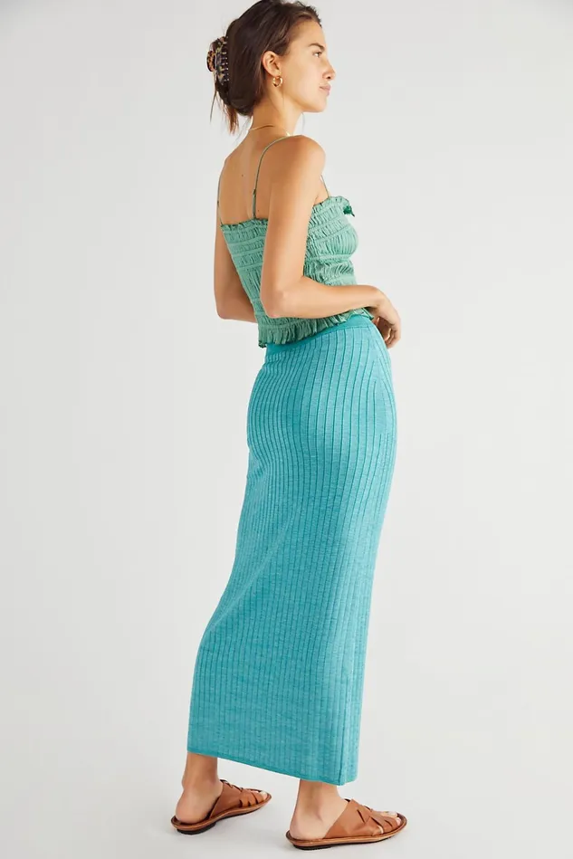 Women Skirts Free People Beach To Night Midi Swit Skirt Ver De Mer Combo