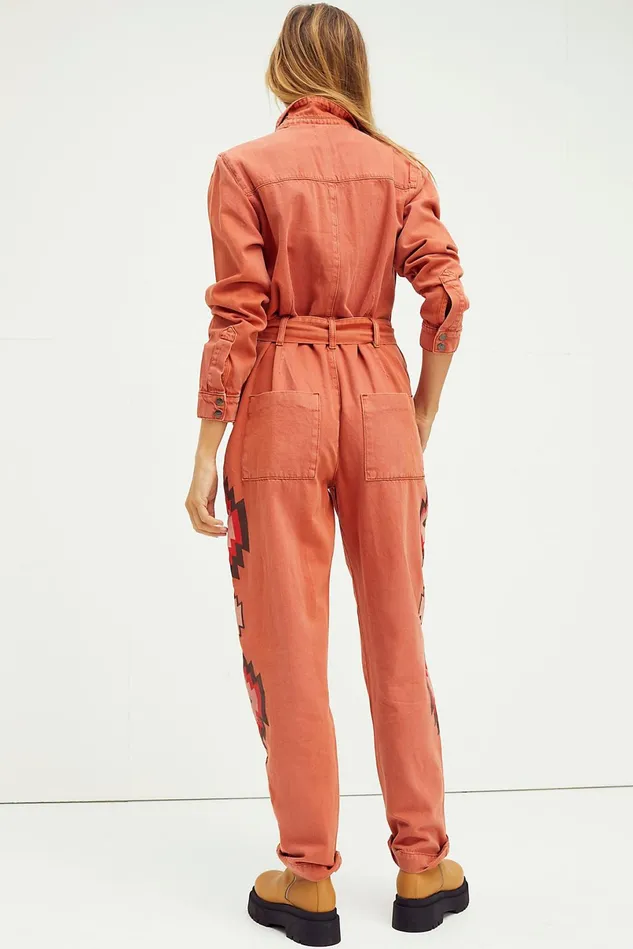 Women Statement Jeans Free People Claudia Coverall Indian Arrow