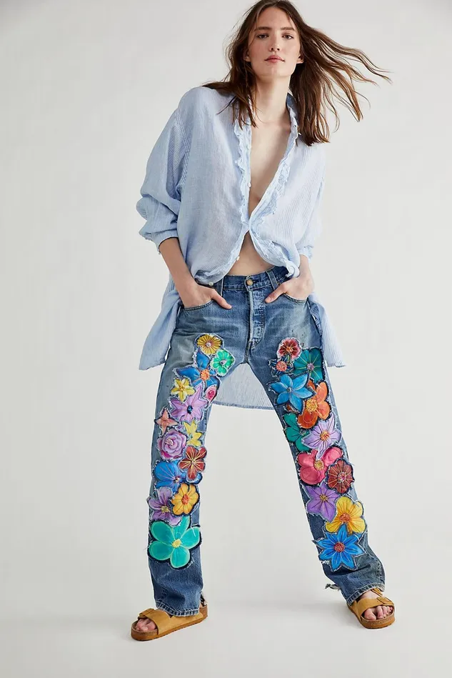 Women Statement Jeans Free People Rialto Kat Jeans Assorted