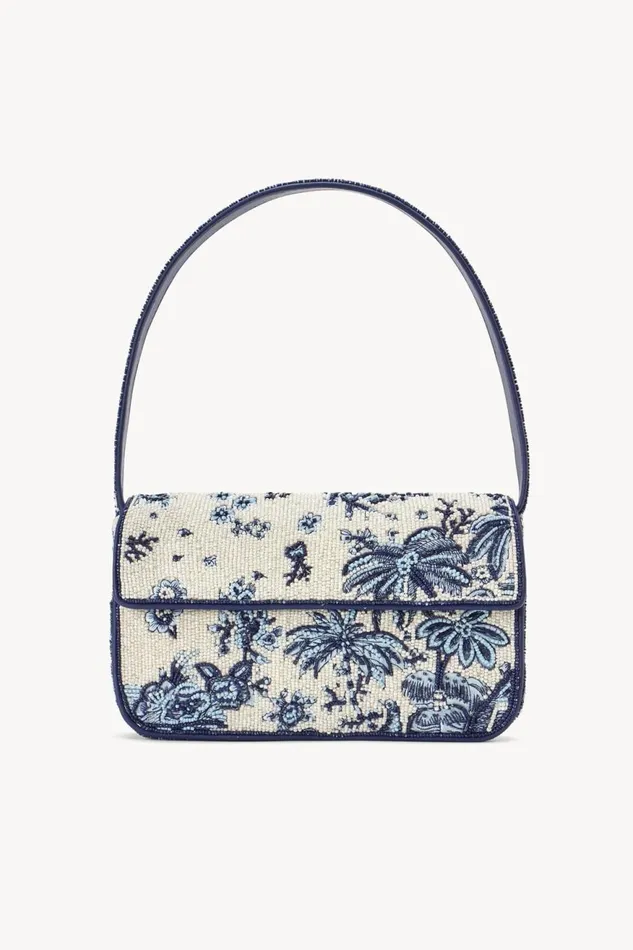 Women STAUD Beaded TOMMY BEADED BAG TOILE DE PUP