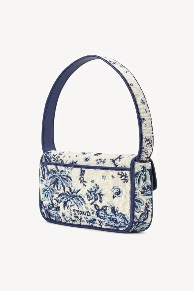 Women STAUD Beaded TOMMY BEADED BAG TOILE DE PUP