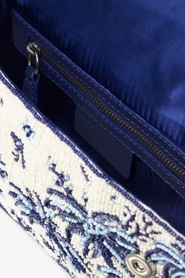 Women STAUD Beaded TOMMY BEADED BAG TOILE DE PUP