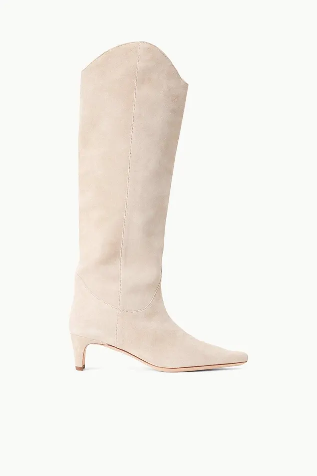 Women STAUD Boots WESTERN WALLY BOOT MINK SUEDE