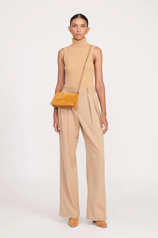 Women STAUD Crossbody VIVI CROSSBODY BAG TAN SUEDE Women STAUD Crossbody VIVI CROSSBODY BAG TAN SUEDE