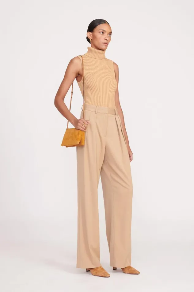 Women STAUD Crossbody VIVI CROSSBODY BAG TAN SUEDE Women STAUD Crossbody VIVI CROSSBODY BAG TAN SUEDE