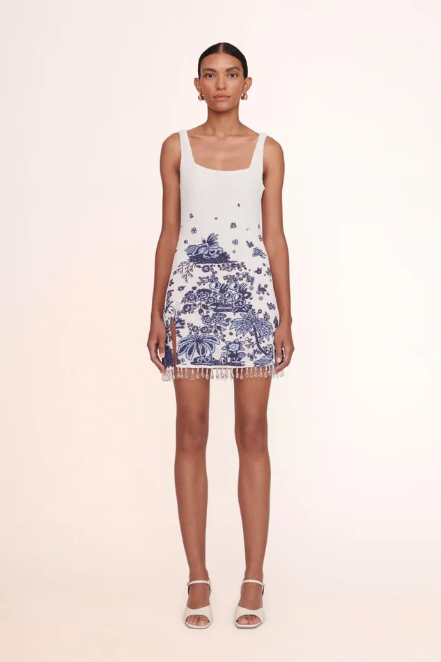 Women STAUD Dresses LE SABLE DRESS BLUE TOILE