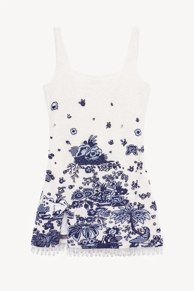 Women STAUD Dresses LE SABLE DRESS BLUE TOILE