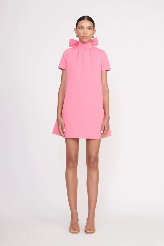Women STAUD Dresses MINI ILANA DRESS CORAL PINK