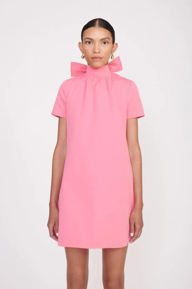 Women STAUD Dresses MINI ILANA DRESS CORAL PINK