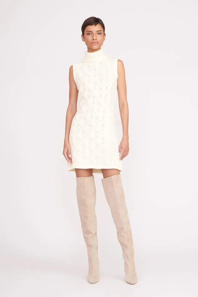 Women STAUD Dresses MOD DRESS IVORY