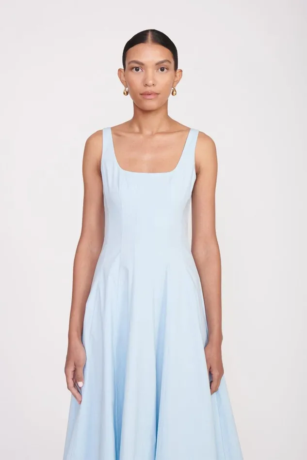 Women STAUD Dresses WELLS DRESS FRENCH BLUE