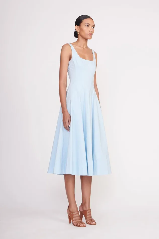 Women STAUD Dresses WELLS DRESS FRENCH BLUE