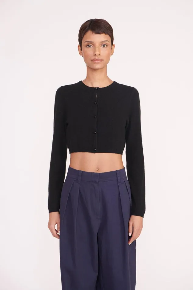 Women STAUD Knits DEANNA SWEATER BLACK