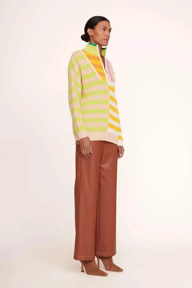Women STAUD Knits HAMPTON SWEATER CAPRI STRIPE MULTI
