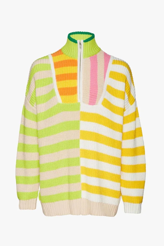 Women STAUD Knits HAMPTON SWEATER CAPRI STRIPE MULTI